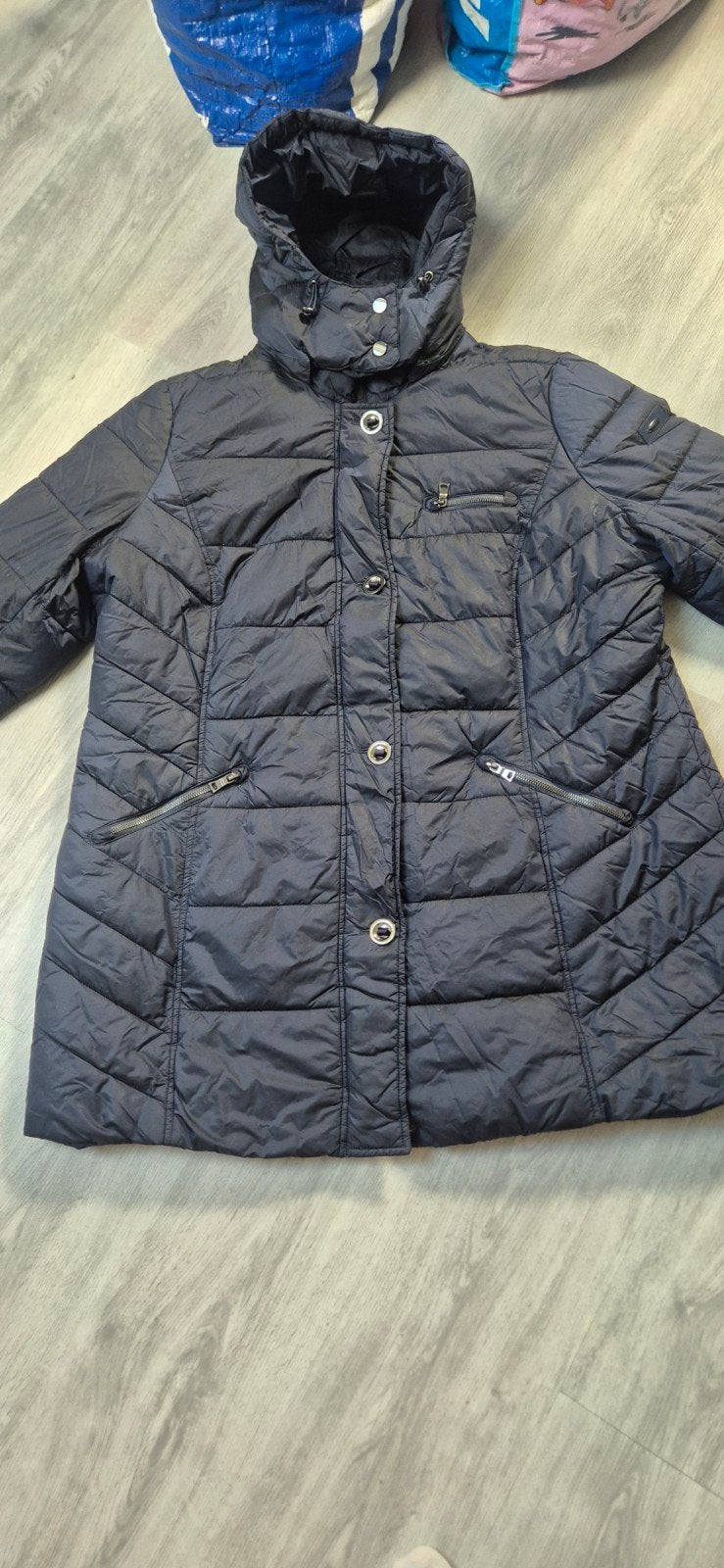 hele mooie winterjas van C&A, Kleding | Dames, Jassen | Winter, Blauw, Maat 46/48 (XL) of groter, Ophalen of Verzenden, Zo goed als nieuw