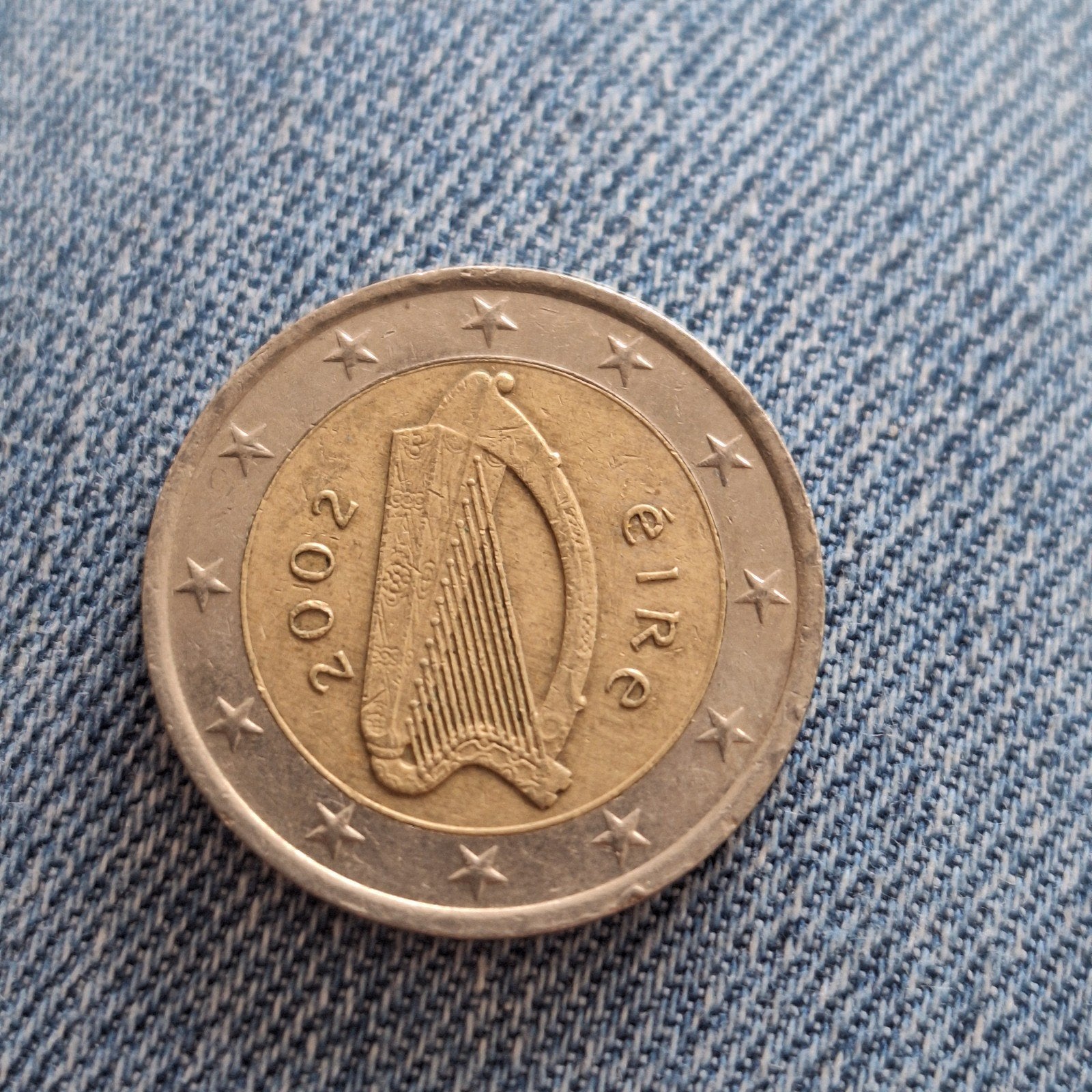 Ierse munt van 2 euro uit 2002., Ophalen of Verzenden, Ierland, 2 euro