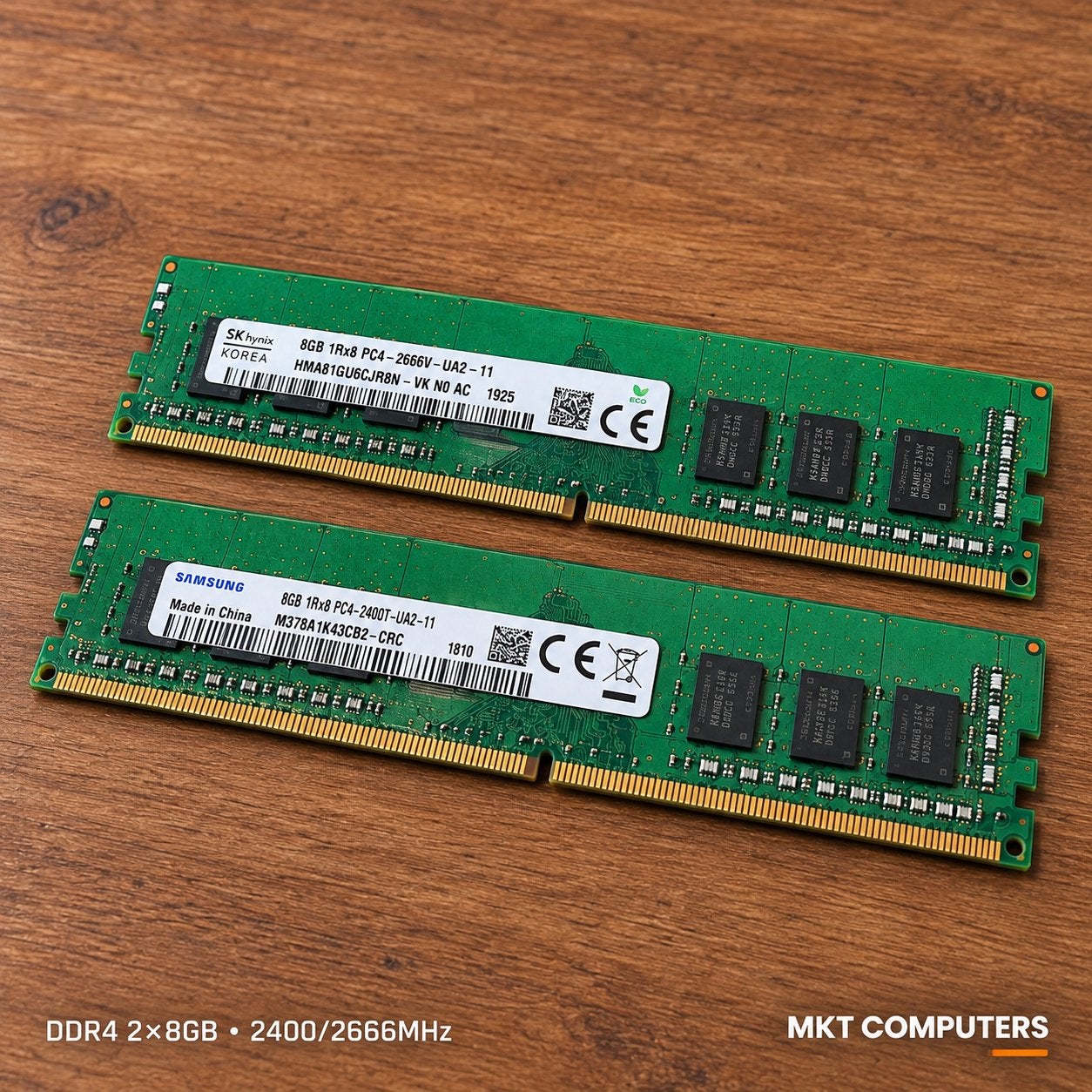 16GB DDR4 RAM | 2x8GB | 2400 / 2666MHz | Diverse Merken, DDR4, Ophalen of Verzenden, Zo goed als nieuw, Desktop