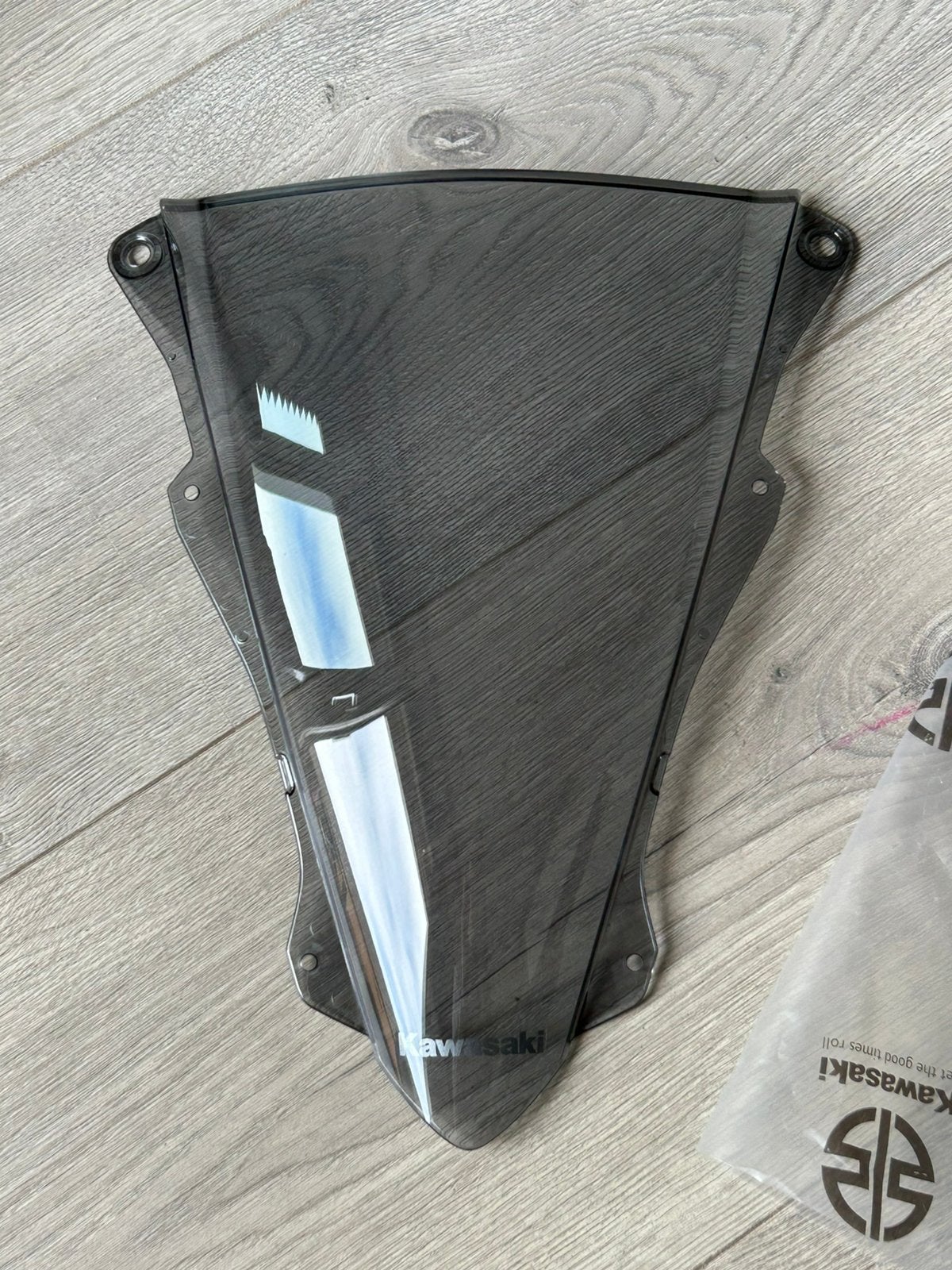 ZX4RR dark smoke ruitje widscherm origineel van Kawasaki, Motoren, Ophalen of Verzenden