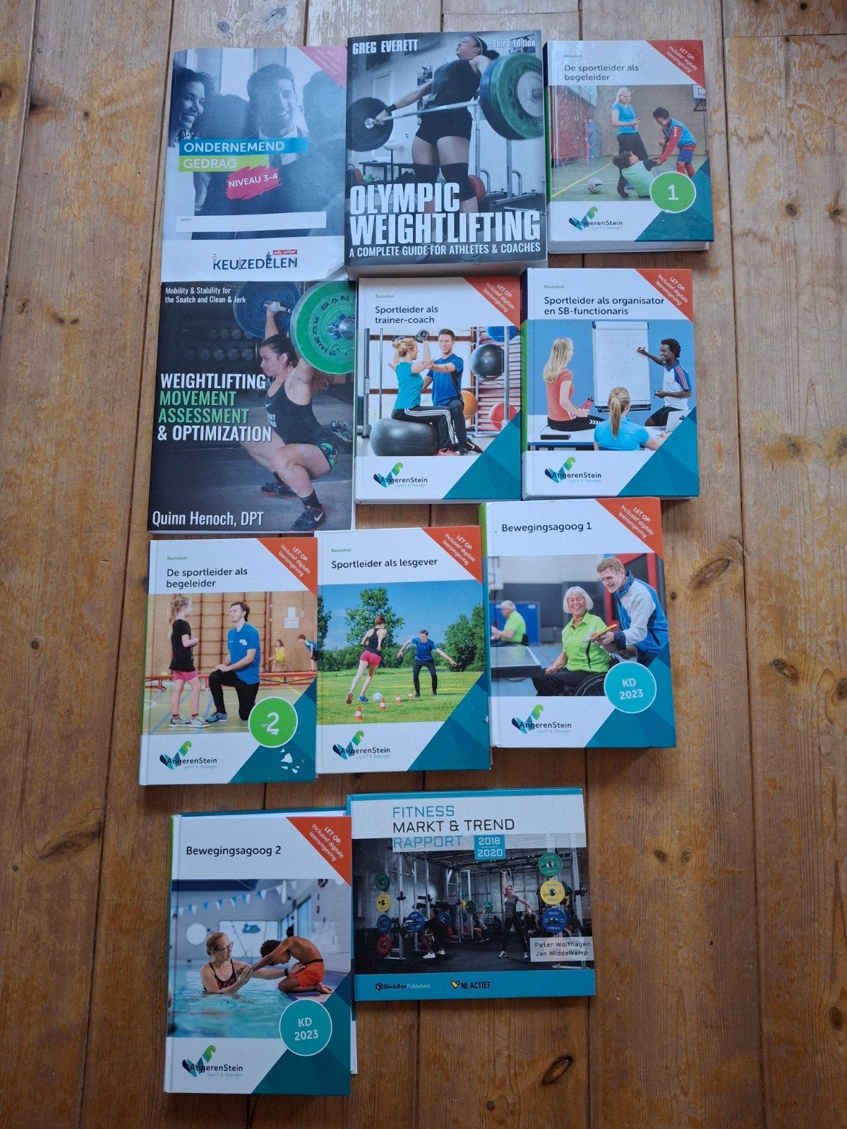 Diverse boeken over sport, beweging en fitness, Boeken, Ophalen, Zo goed als nieuw, Overige niveaus, Overige vakken