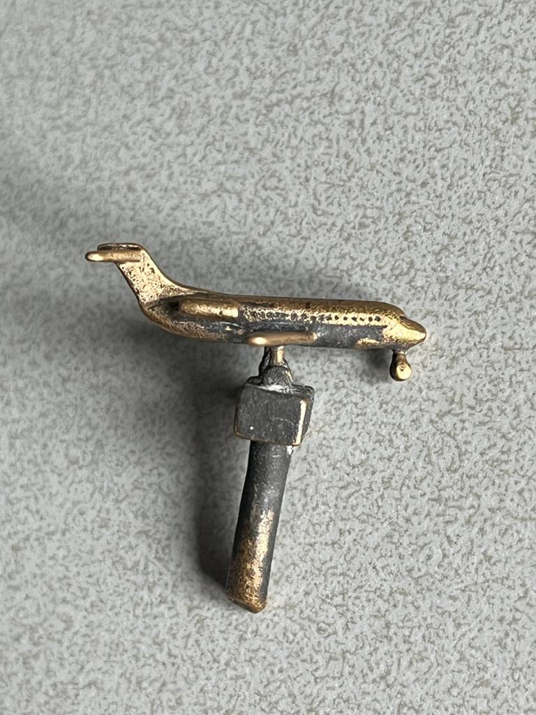 2 Bronzen gegoten modellen DC9 van JAT Airways, Ophalen of Verzenden, Zo goed als nieuw, Schaalmodel