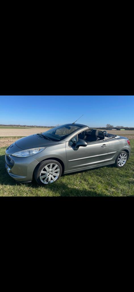 Peugeot 207 1.6 16V CC 88KW 2009 Grijs NIEUWE APK, Voorwielaandrijving, 15 km/l, Beige, 4 cilinders