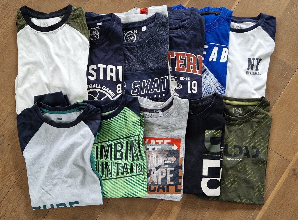 Jongens T-shirts lange mouw maat 152, Ophalen of Verzenden, Zo goed als nieuw, Shirt of Longsleeve, Jongen