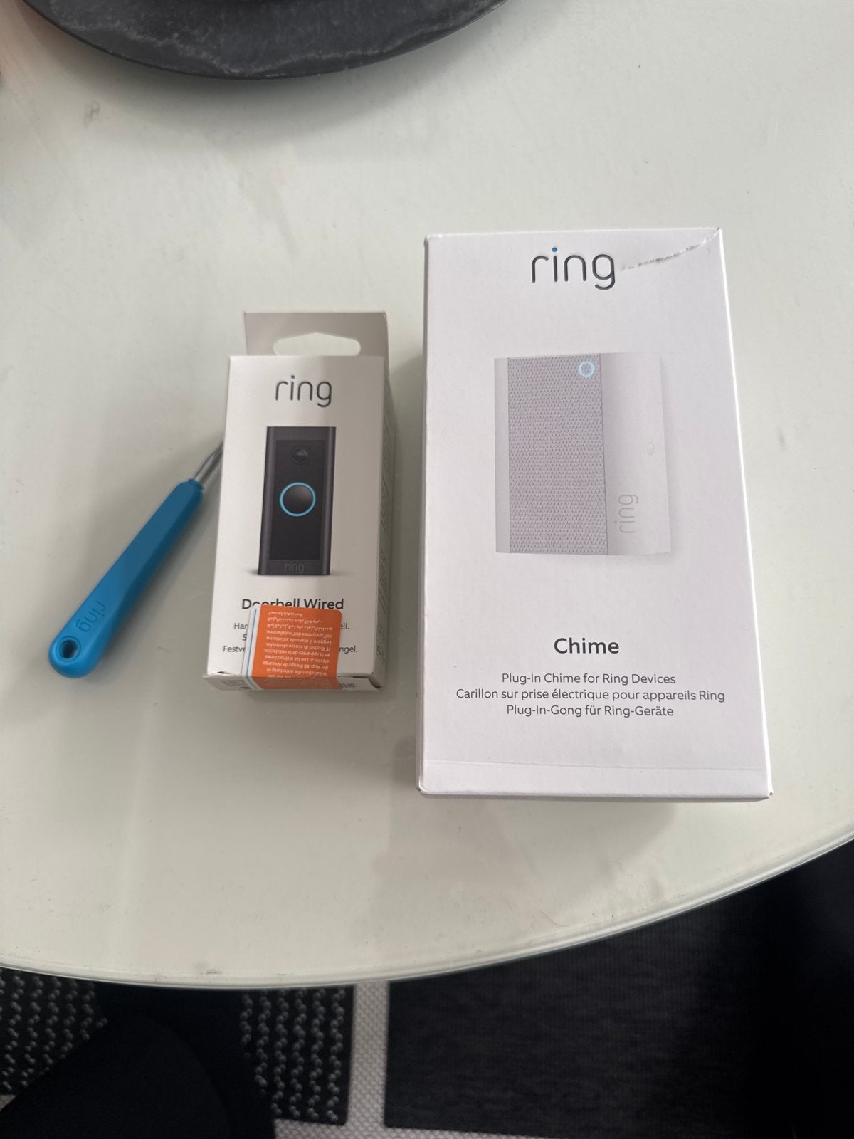 Ring Video Deurbel Wired + Chime (Nieuw), Huis en Inrichting, Deurbellen, Ophalen of Verzenden, Bewegingsdetectiesensor, Nieuw
