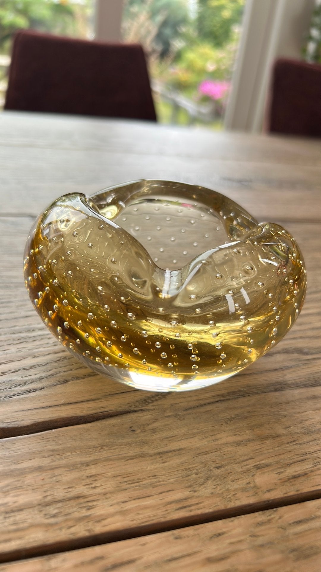 Glaskunst asbak, Antiek en Kunst, Antiek | Glas en Kristal, Ophalen of Verzenden