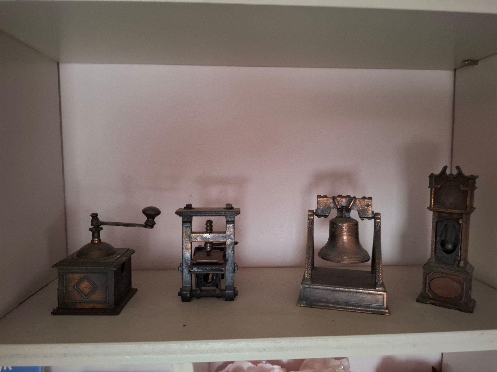 Set van 4 vintage puntenslijpers - miniatuur verzameling, Ophalen of Verzenden, Gebruikt