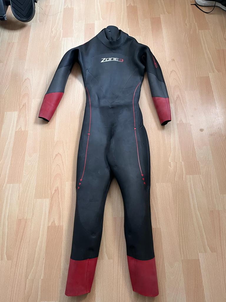 Zone3 Align Wetsuit - Zwart/Rood, Ophalen, Gedragen, Zwart, Overige typen