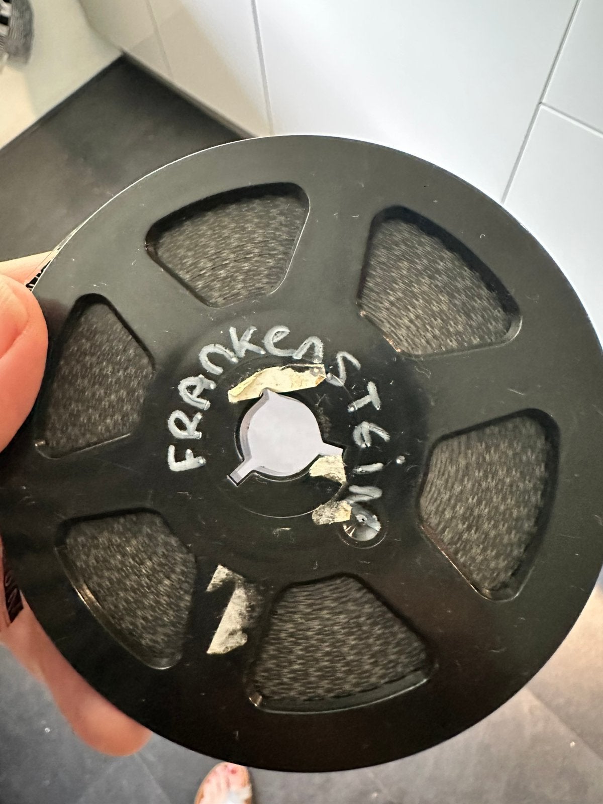 8mm film Frankenstein, Ophalen, 8mm film