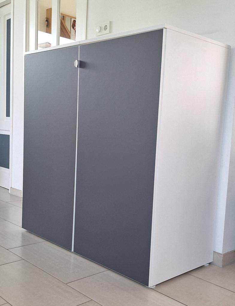 IKEA PLATSTA dubbele kast 58x60x123, Ophalen, Met deur(en), Zo goed als nieuw, 150 tot 200 cm