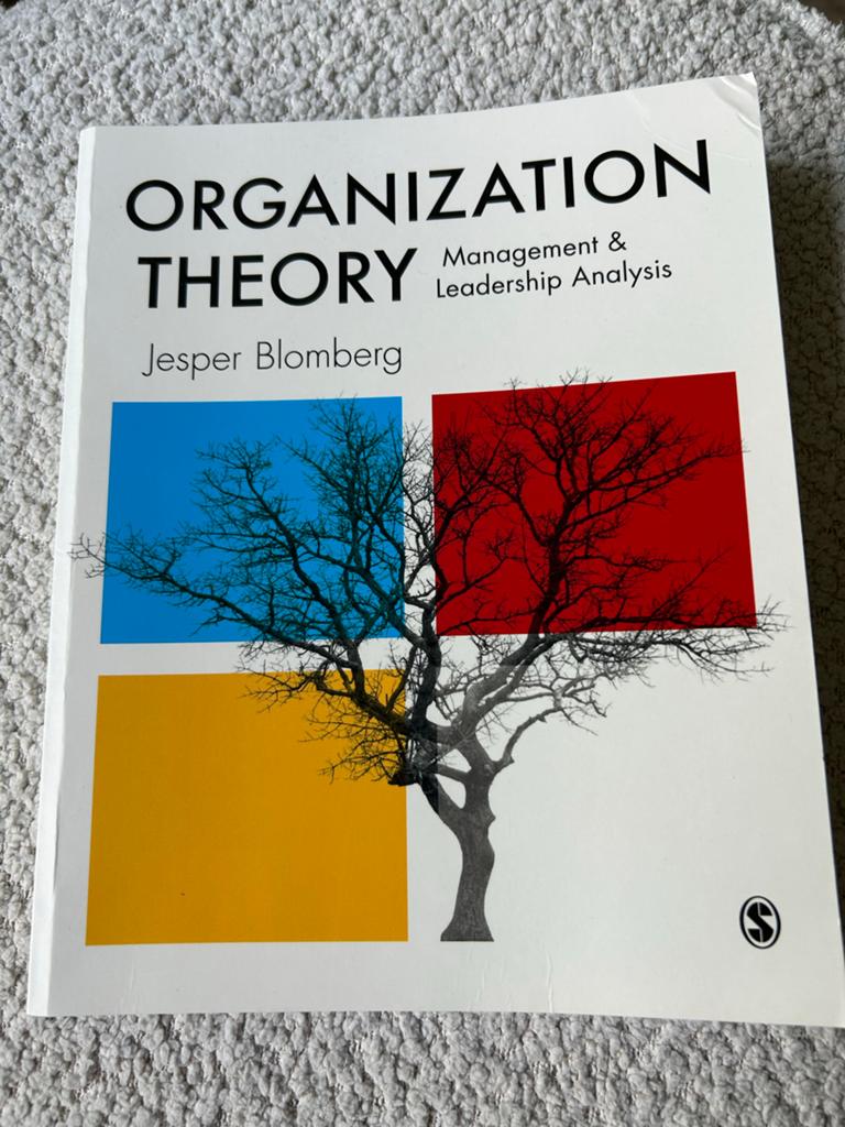 Organization Theory: Management & Leadership Analysis Jesper, Verzenden, Gamma, Nieuw