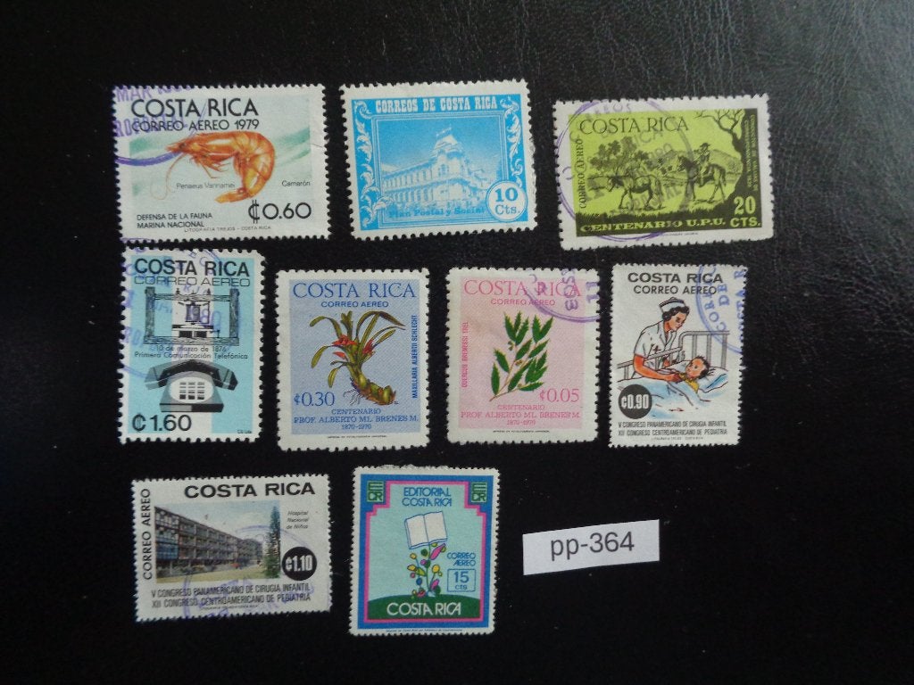 costa rica - diverse (pp-364), Ophalen of Verzenden, Gestempeld, Noord-Amerika