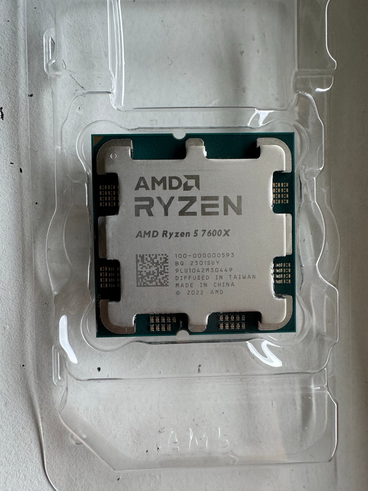 AMD Ryzen 5 7600X Processor - zo goed als nieuw, Computers en Software, Ophalen of Verzenden, Nieuw, 6-core, 4 Ghz of meer