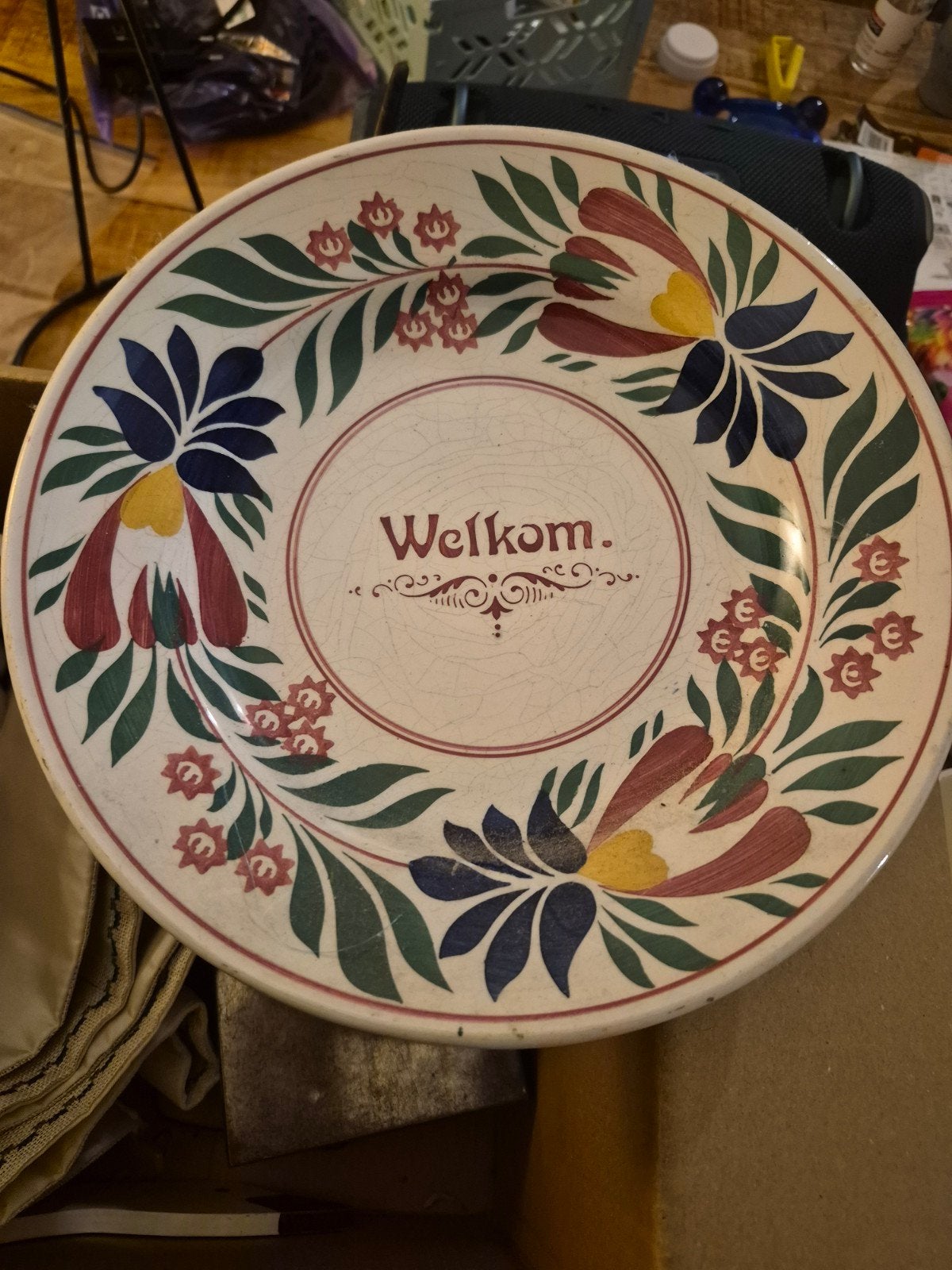 Brocant Welkom Bord - Decoratief Wandbord, Ophalen of Verzenden