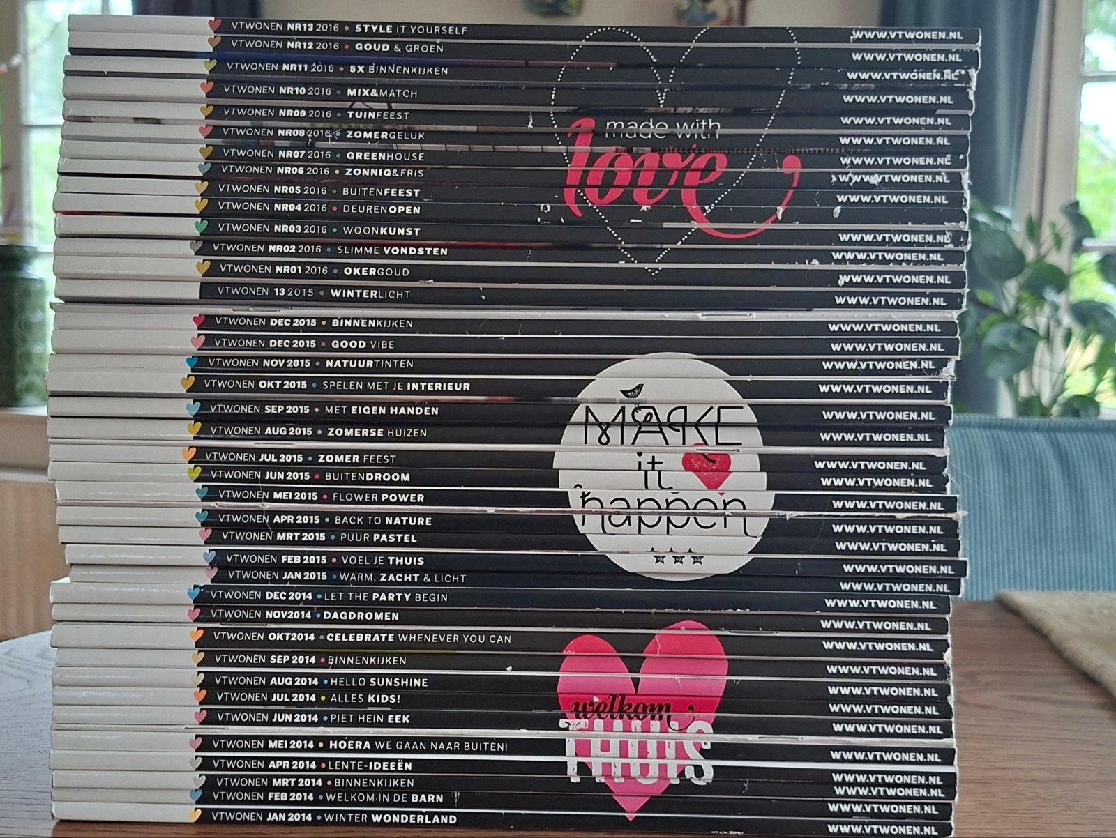 VTWONEN jaargangen 2014, 2015, 2016, Boeken, Tijdschriften en Kranten, Ophalen, Gelezen, Overige typen
