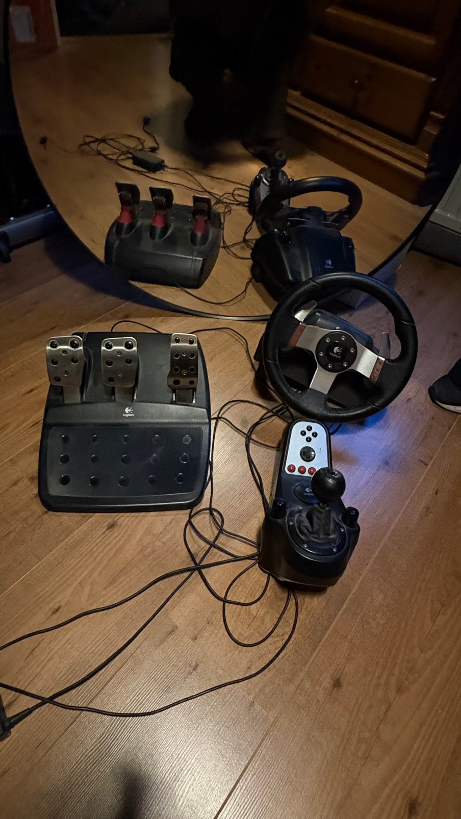 Logitech G27 racestuur + pedalen + versnellingspook, Ophalen, Gebruikt