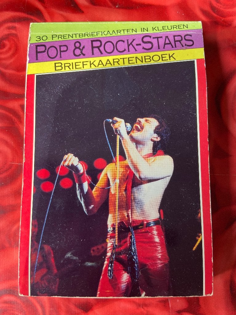 Pop & Rock-Stars Briefkaartenboek, Ophalen of Verzenden, Gebruikt, Foto of Kaart