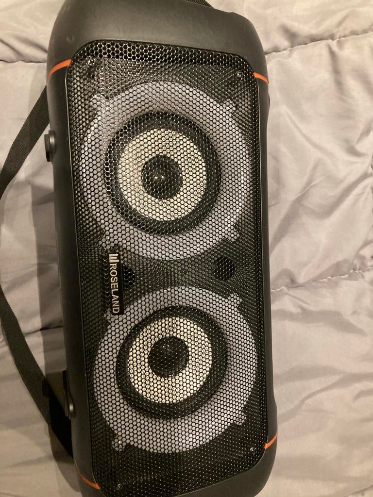Roseland Draagbare Bluetooth Speaker met LED Verlichting, Audio, Tv en Foto, Luidsprekers, Zo goed als nieuw, Overige typen, Minder dan 60 watt