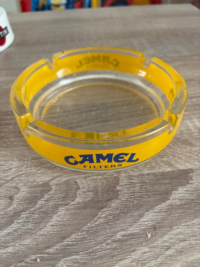 Vintage camel asbak, Ophalen of Verzenden, Gebruikt, Asbak