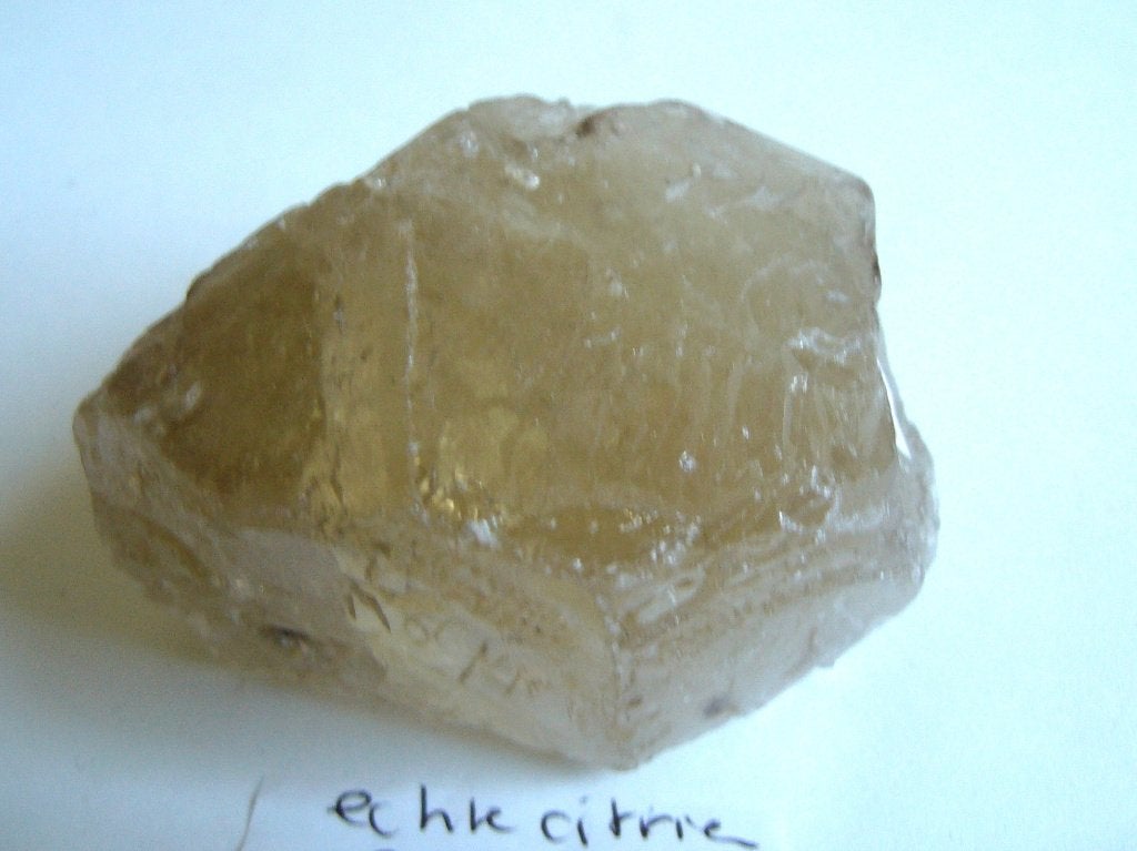 Citrien ECHTE Grote punt mineraal XXL edelsteen natuurlijke, Ophalen of Verzenden, Mineraal
