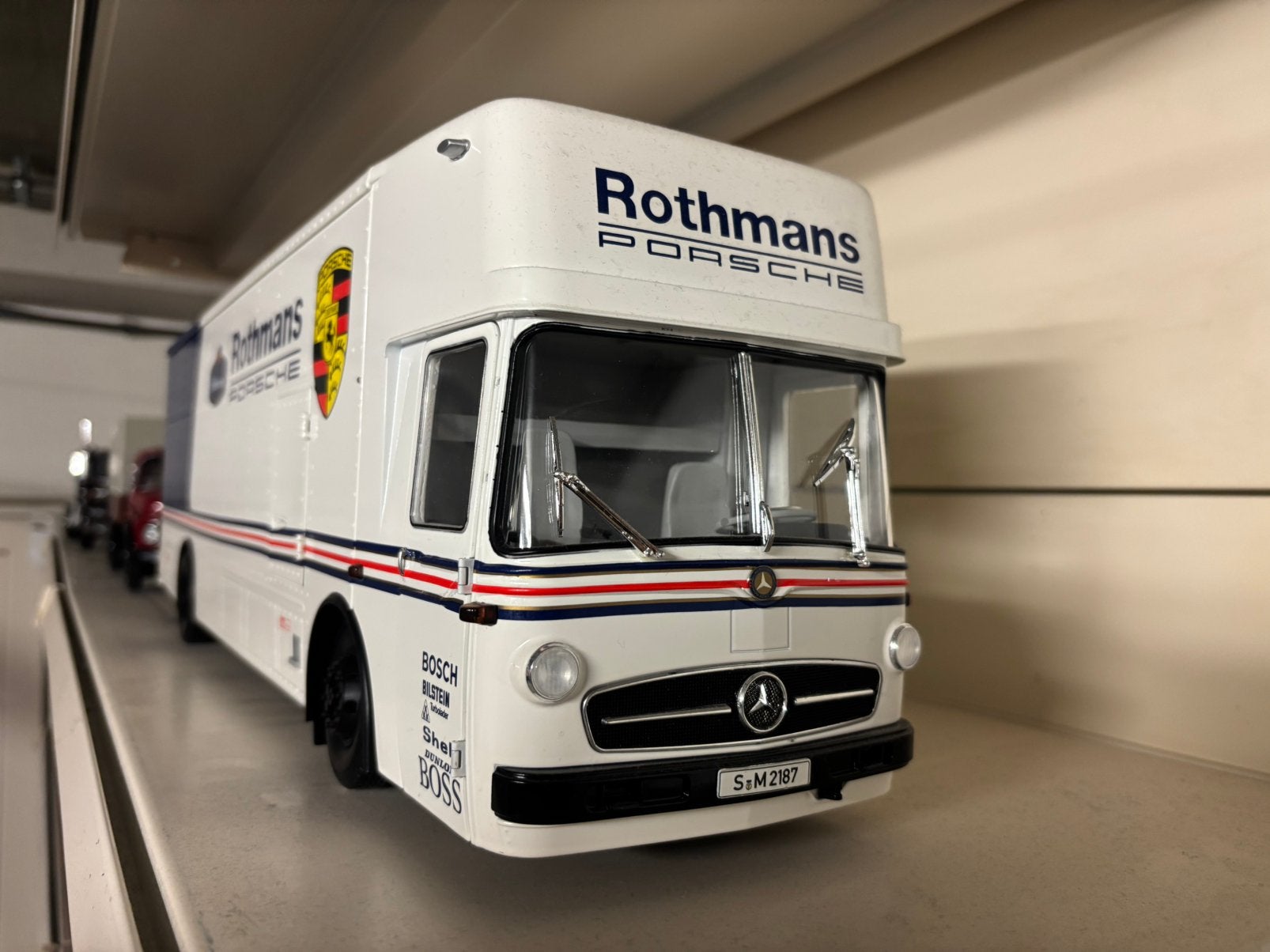 Mercedes 0317 rothmans rentransporter porsche CMR 1.18, Hobby en Vrije tijd, Overige merken, Ophalen of Verzenden, A, A
