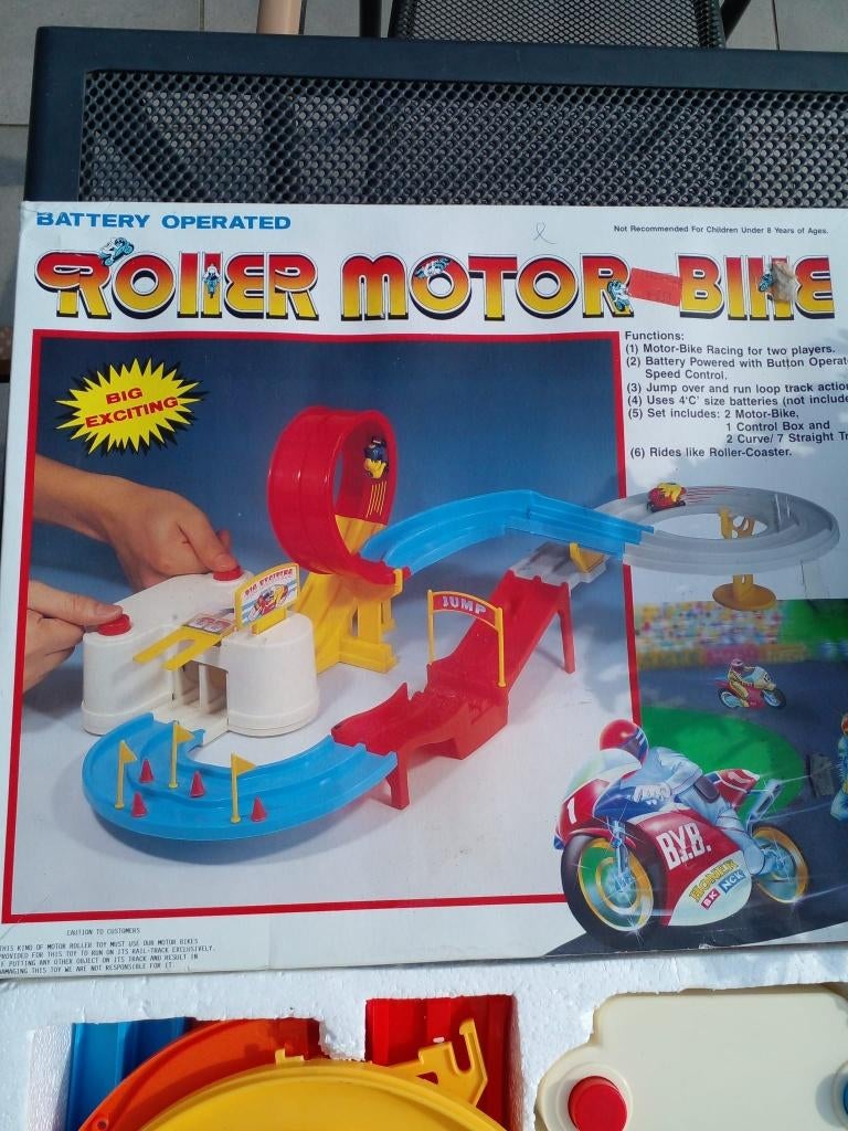 Motor racebaan, Ophalen, Gebruikt, Complete set