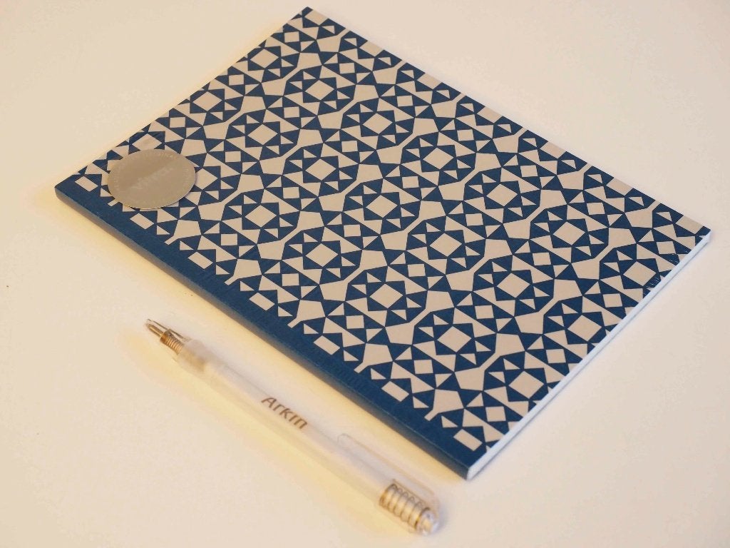 Notebook A5 facets petrol blue | A. Girard | Vitra | design, Vitra, Meerkleurig, Overige materialen, .