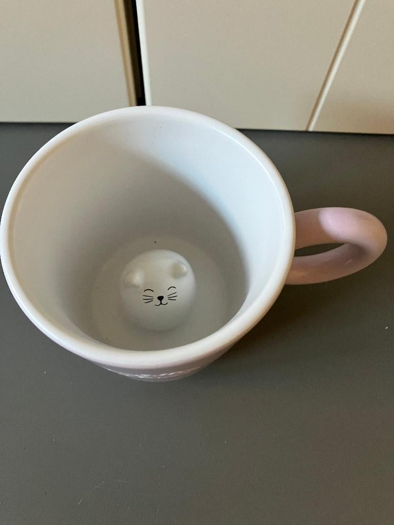 Nieuwe roze mok Poezenmok 3d roze cuddles please Hema, Huis en Inrichting, Keuken | Servies, Nieuw, Ophalen of Verzenden, Overige stijlen