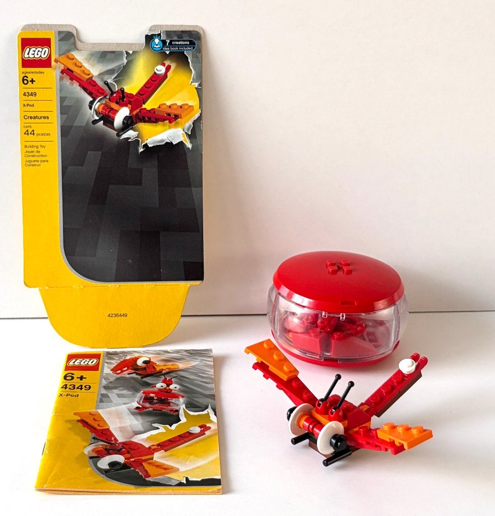 Lego X-Pod no. 4349: Wild Pod, Inclusief instructies, Gebruikt, Overige thema's, Lego