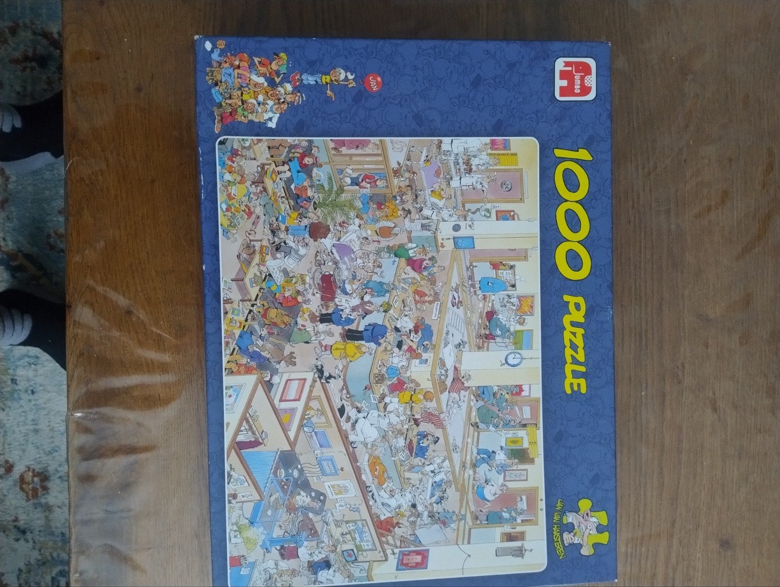 Jan van Haasteren Ziekenhuis 1000 stukjes puzzel, Hobby en Vrije tijd, Ophalen of Verzenden, 500 t/m 1500 stukjes, Gebruikt, Legpuzzel