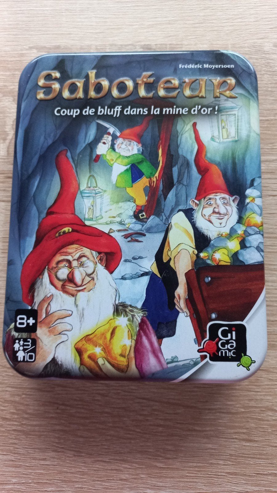 Saboteur: Coup de bluff dans la mine d'or! Kaartspel, Ophalen of Verzenden, Zo goed als nieuw, GiGaMic
