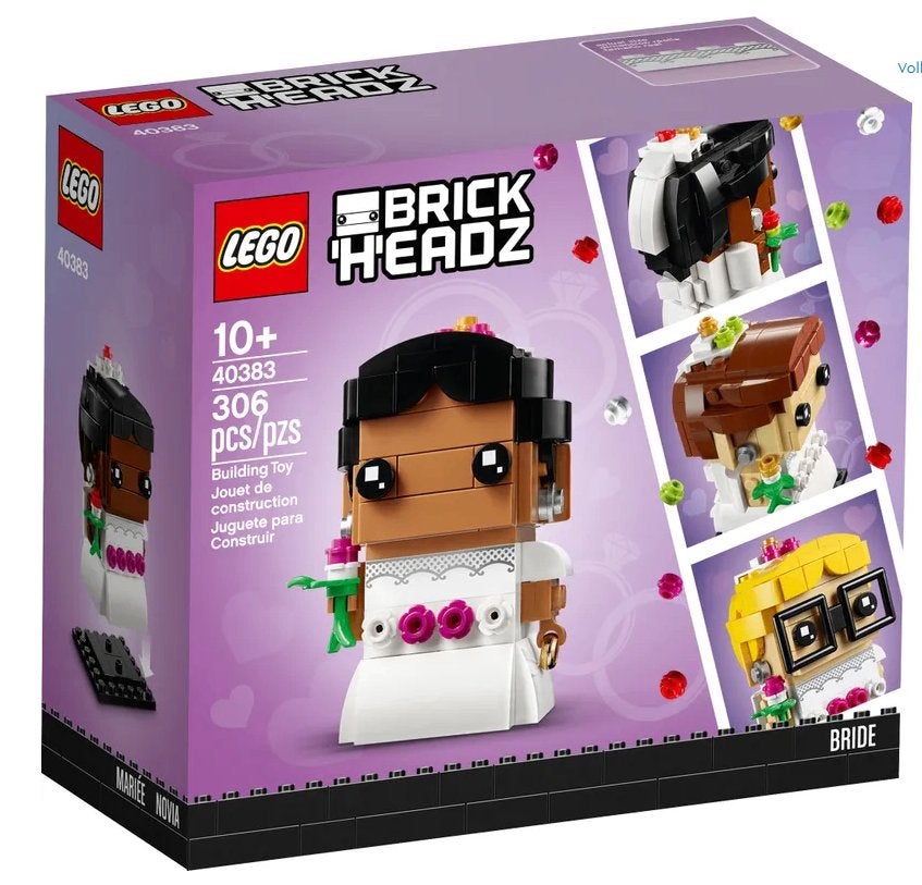 Lego BrickHeadz bruid en bruidegom (40383 en 40384), Kinderen en Baby's, BrickHeadz, Nieuw, Ophalen of Verzenden, Complete set