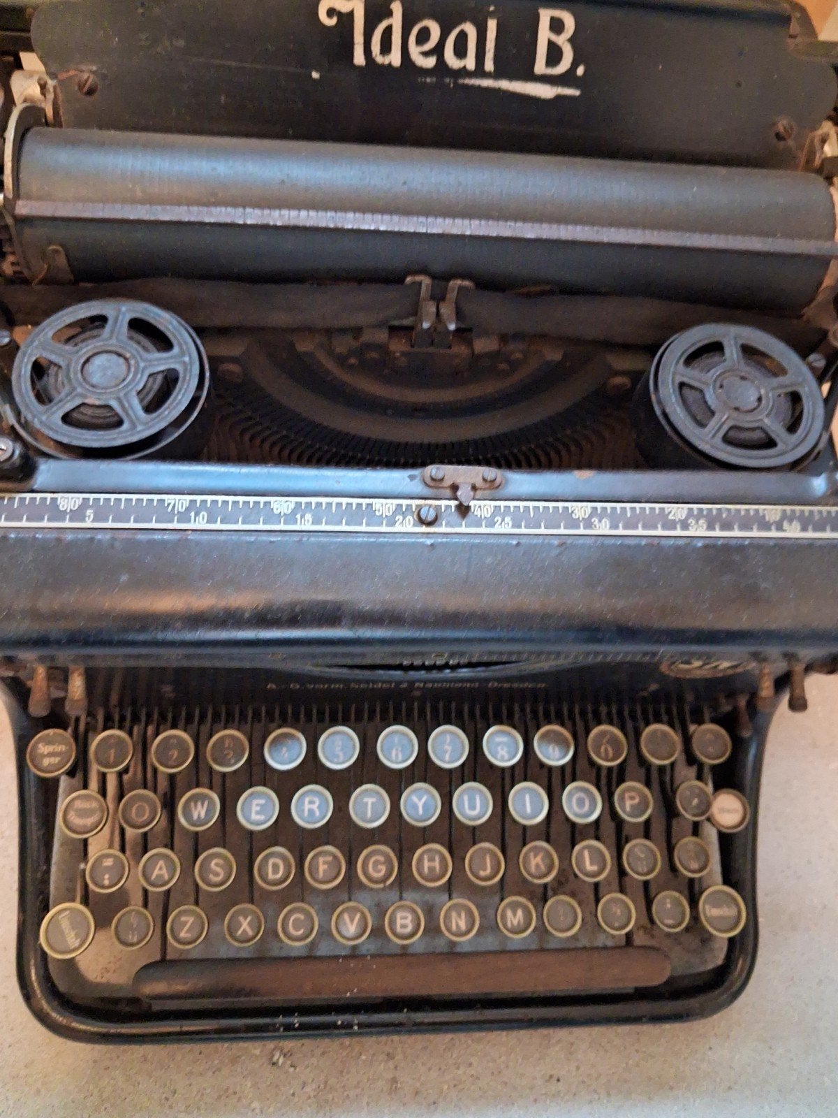 Oude typemachine van voor de tweede wereld oorlog, Diversen, Typemachines, Ophalen of Verzenden