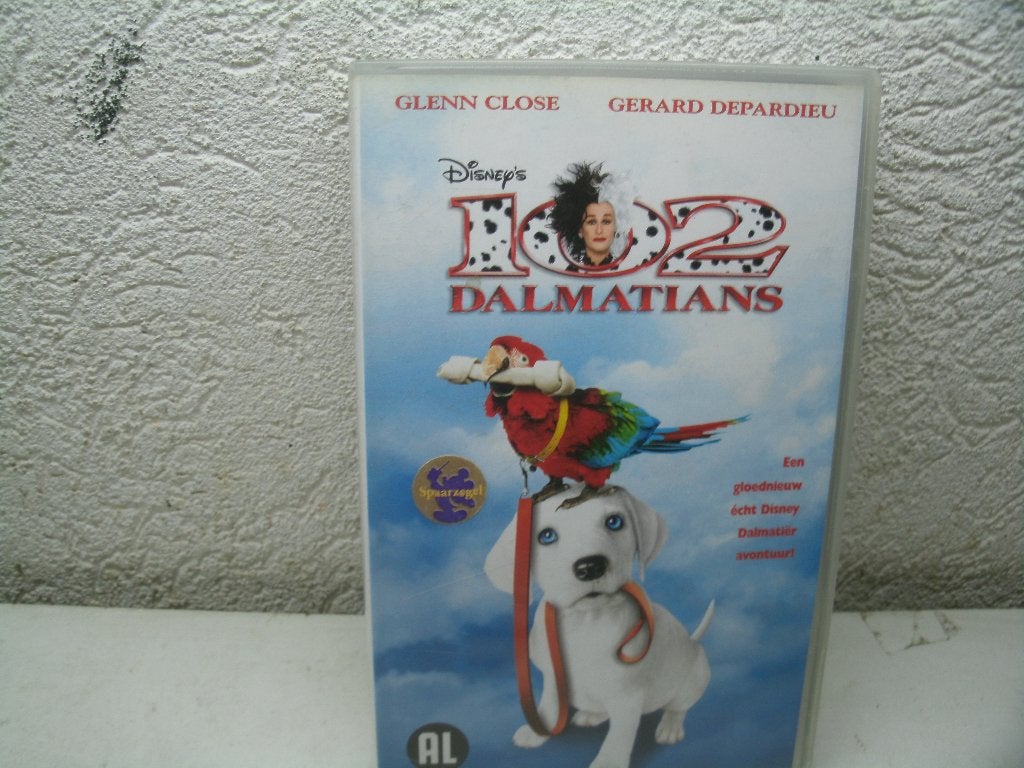 vhs 184a 102 dalmatians ned ondert, Vanaf 16 jaar, Ophalen of Verzenden, Gebruikt, Overige typen