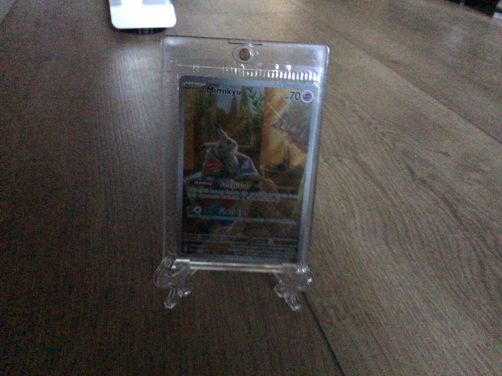 Mimikyu Pokémon Kaart - Zo goed als nieuw, Hobby en Vrije tijd, Ophalen, Zo goed als nieuw, Losse kaart