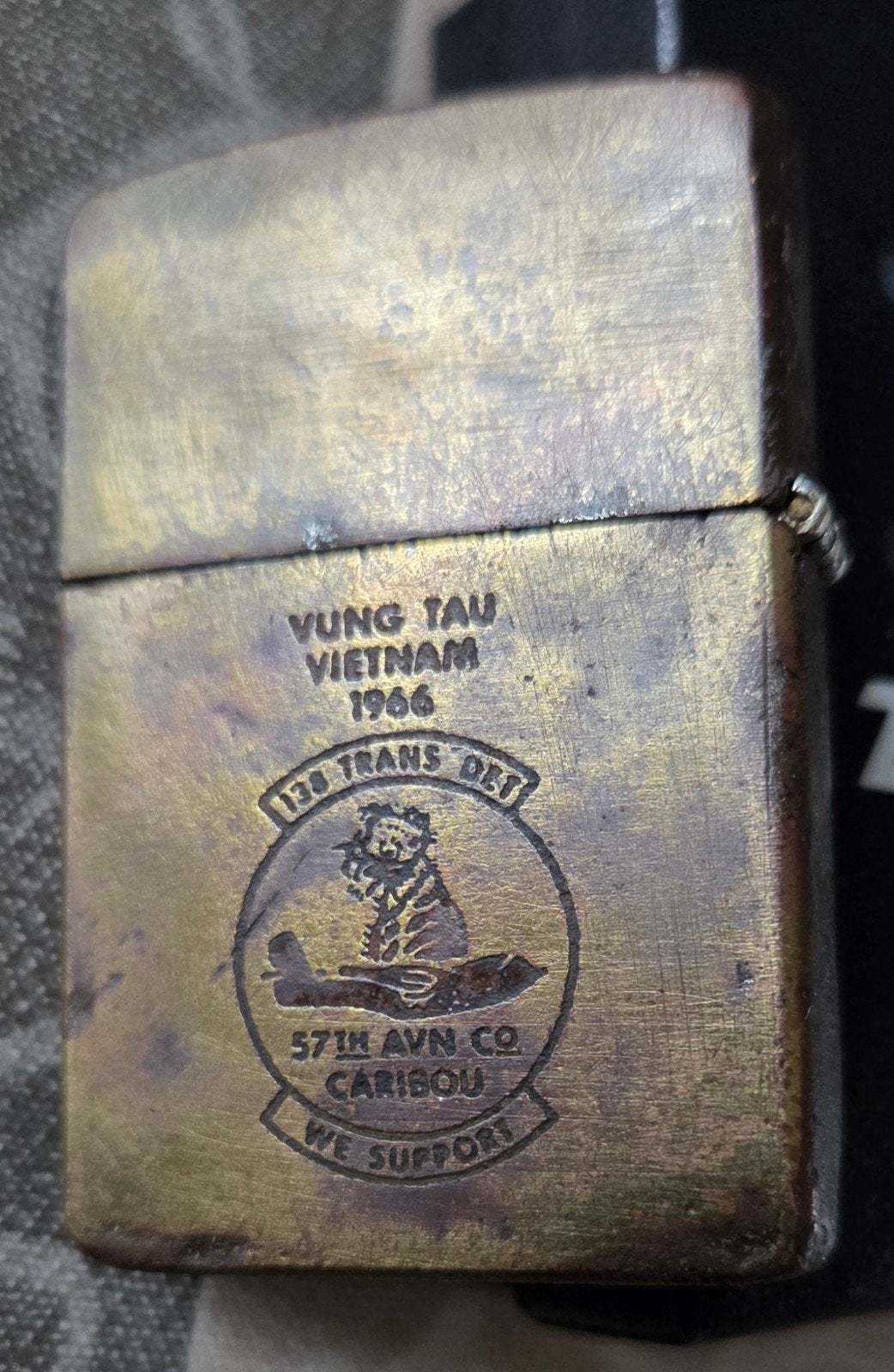 Zippo Vietnam origineel!!, Ophalen of Verzenden, Gebruikt, Aansteker