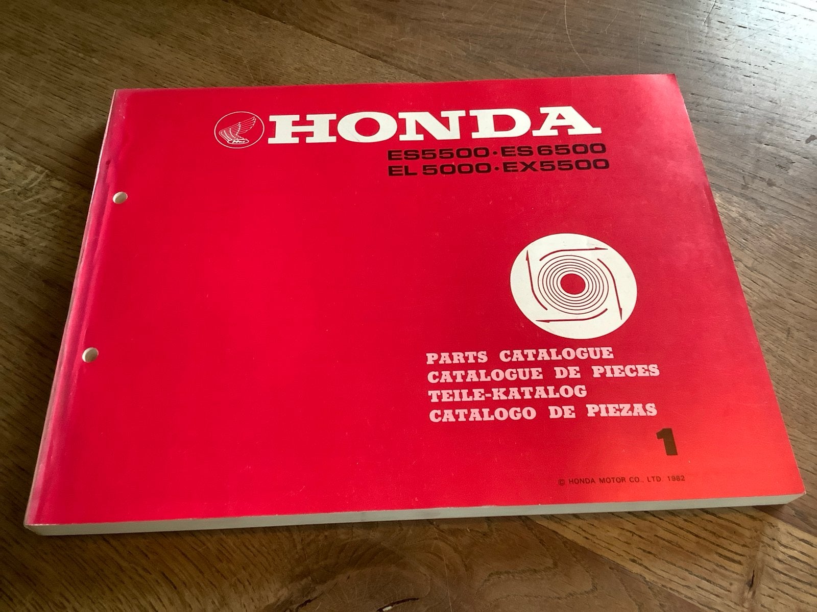 Honda ES5500-ES6500 EL5000-EX5500 Onderdelencatalogus, Verzenden, Nieuw