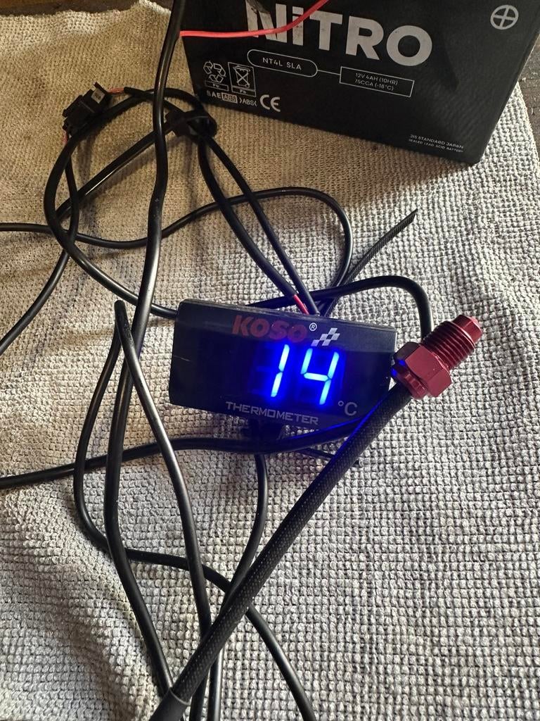 Kosso temperatuurmeter, Ophalen of Verzenden, Zo goed als nieuw