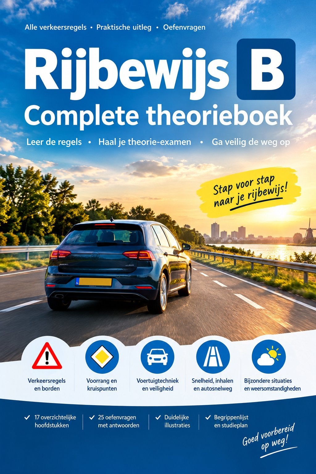 Rijbewijs B Theorieboek PDF | Auto Theorie + Oefenvragen, Boeken