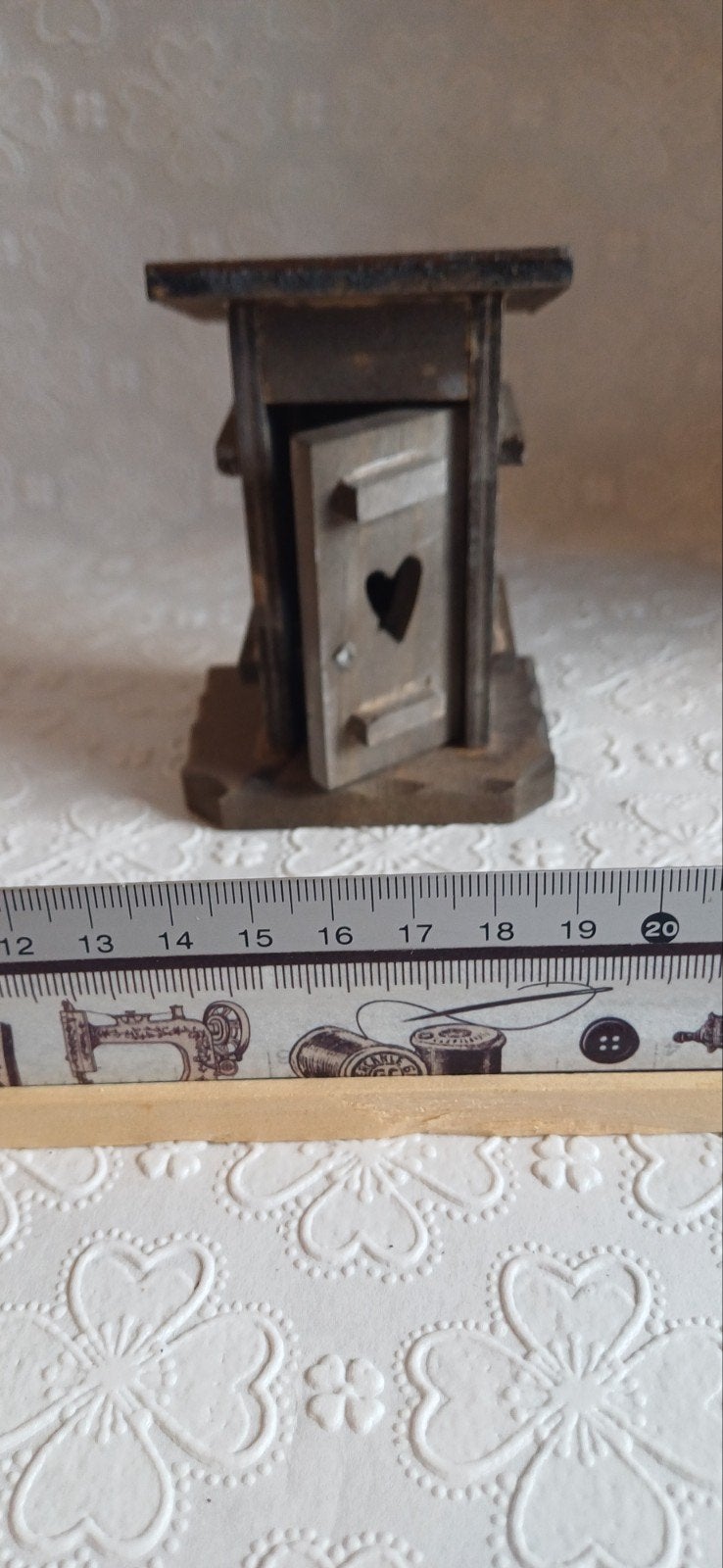 Houten buiten toilet, Ophalen of Verzenden, Gebruikt, Poppenhuis