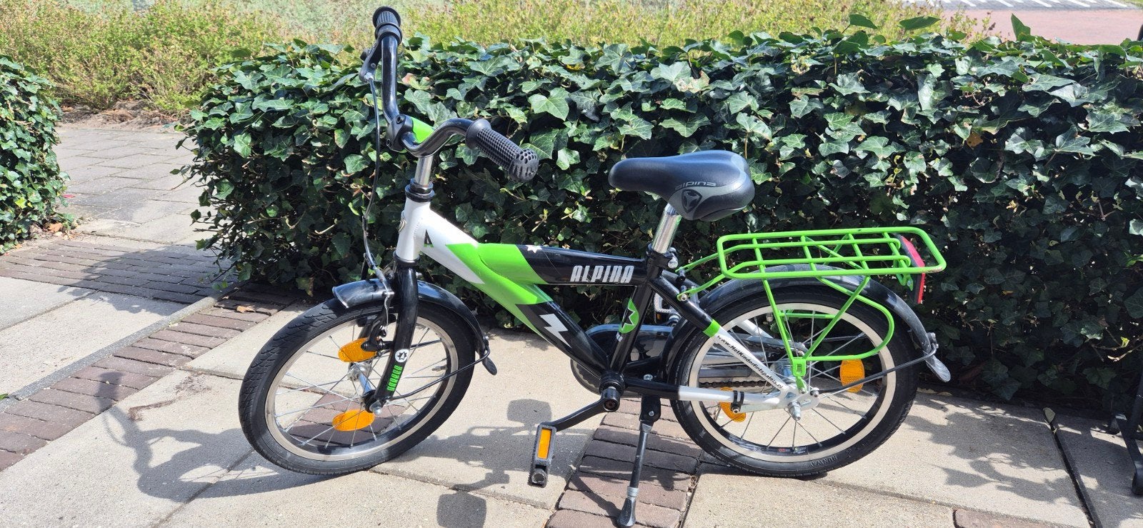 Alpina kinderfiets 16 inch, Fietsen en Brommers, Ophalen, Terugtraprem, Alpina, 16 tot 20 inch