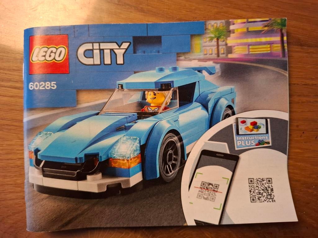 Lego City 60285 Sportwagen, Ophalen of Verzenden, Zo goed als nieuw, Complete set, Lego