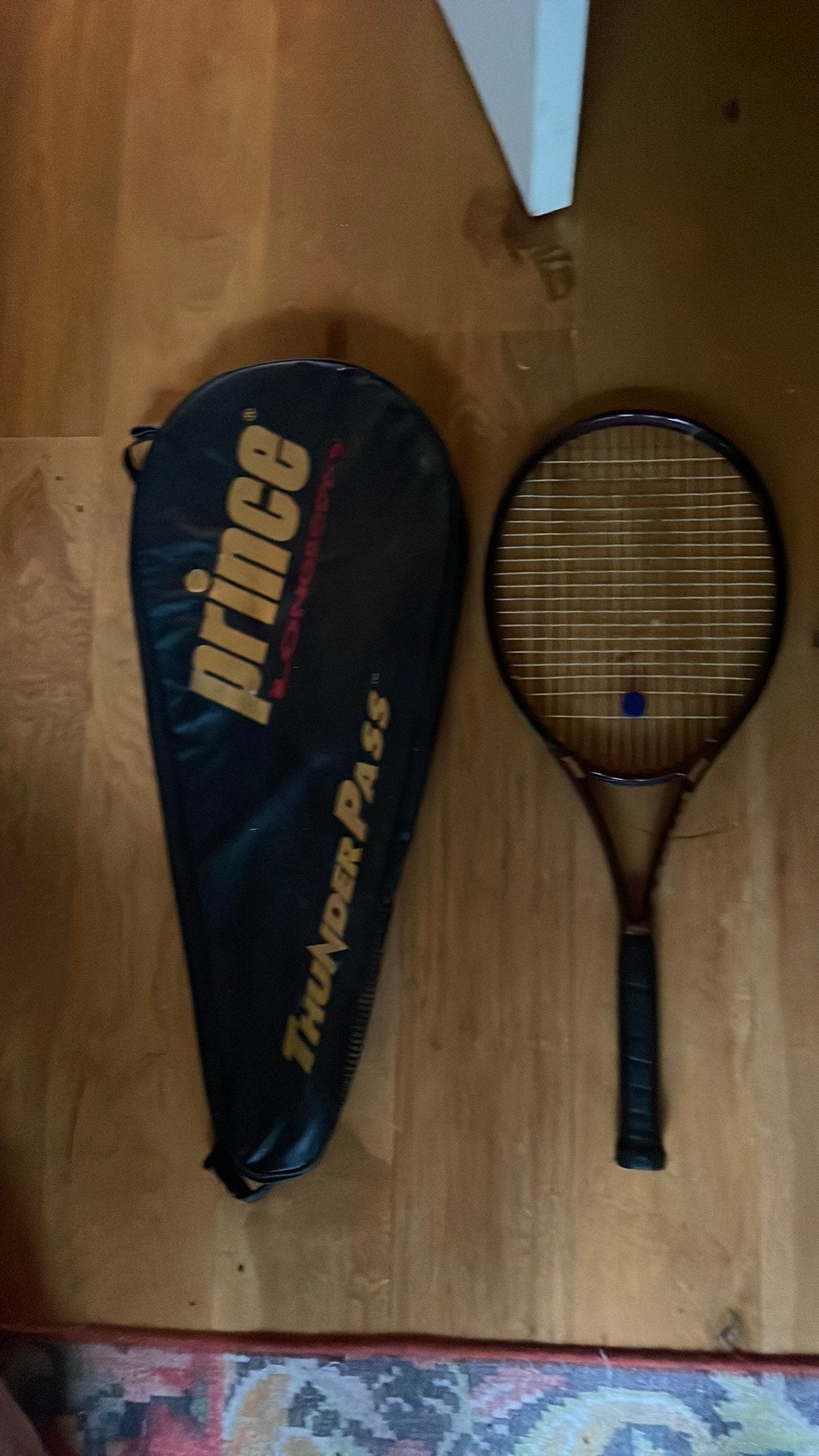 Prince Thunder Pass Tennisracket met hoes // MOET WEG, Ophalen, Gebruikt, Racket, Prince