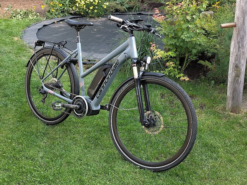 E-bike, elektrische fiets, Cannondale Neo Shimano steps, Gebruikt, 50 km per accu of meer, 55 tot 59 cm, Ophalen