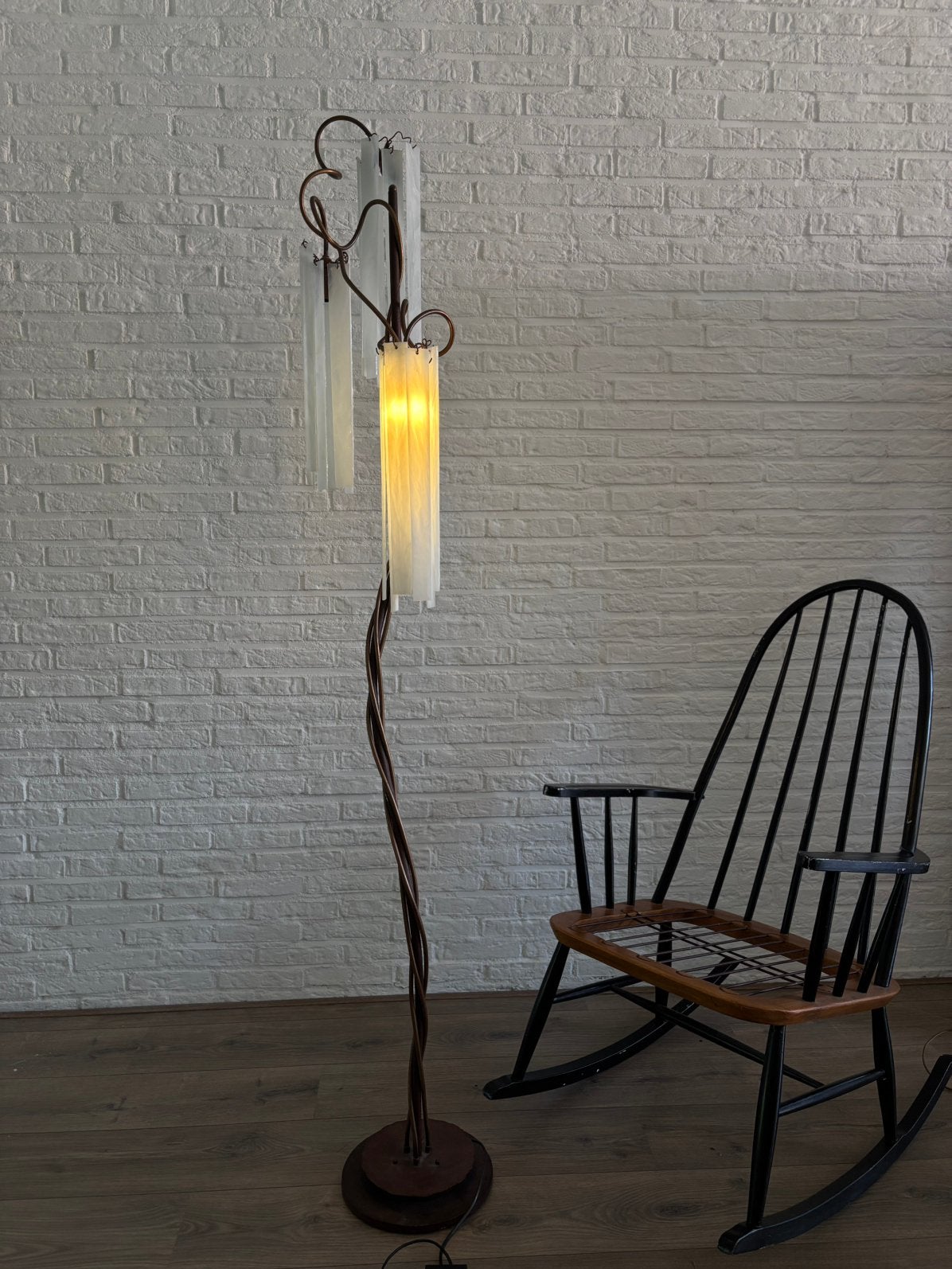 Brand van Egmond Vloerlamp "Behind the Frosted Glass", Ophalen, Zo goed als nieuw, Glas, 150 tot 200 cm