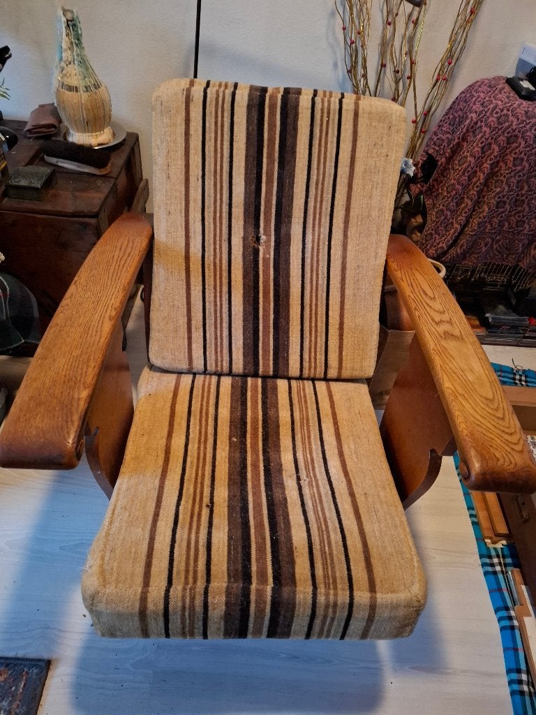 Fauteuil / rookstoel, Ophalen, Gebruikt, Vintage, 75 tot 100 cm