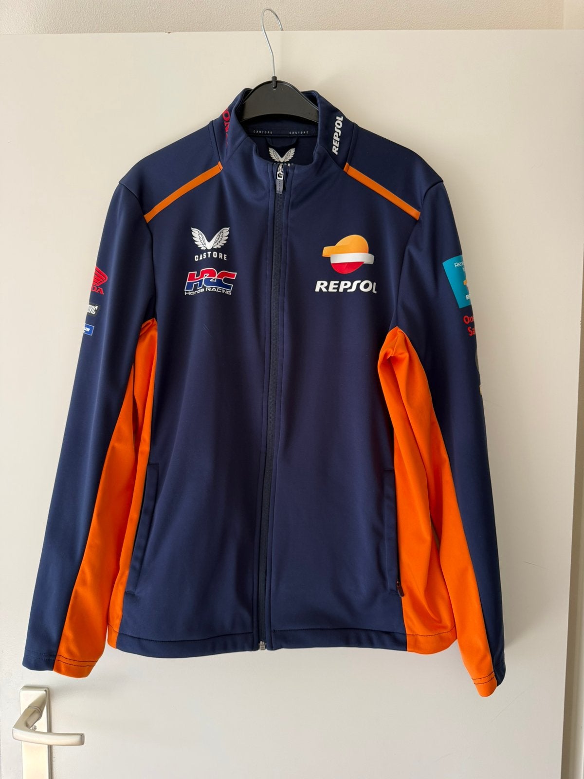 Castore Repsol Honda HRC MotoGP maat S softshell jas, Ophalen of Verzenden, Gebruikt, Motoren