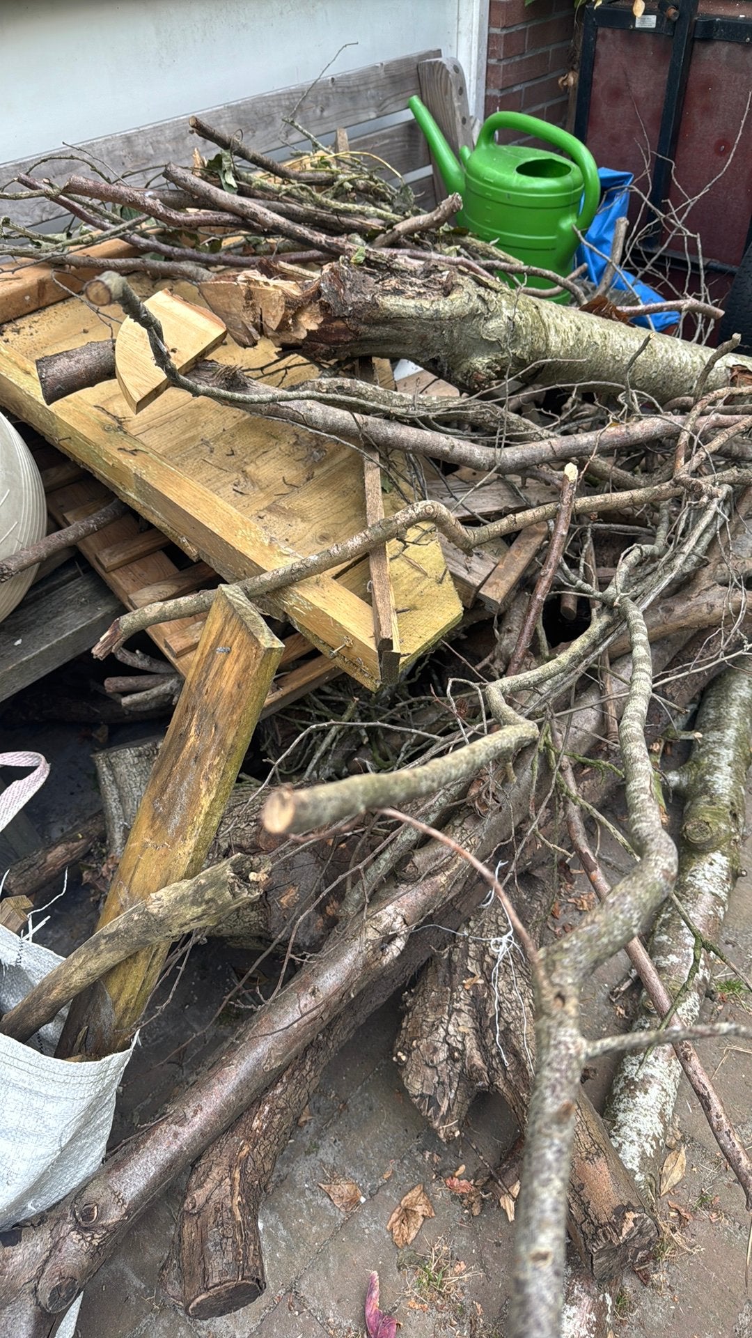 Brandhout, Minder dan 3 m³, Ophalen