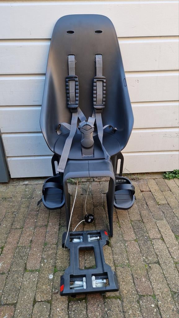 Urban Iki achterzitje, Bincho Black, Fietsen en Brommers, Fietsaccessoires | Fietsstoeltjes, Ophalen, Achterzitje, 9 t/m 18 kg