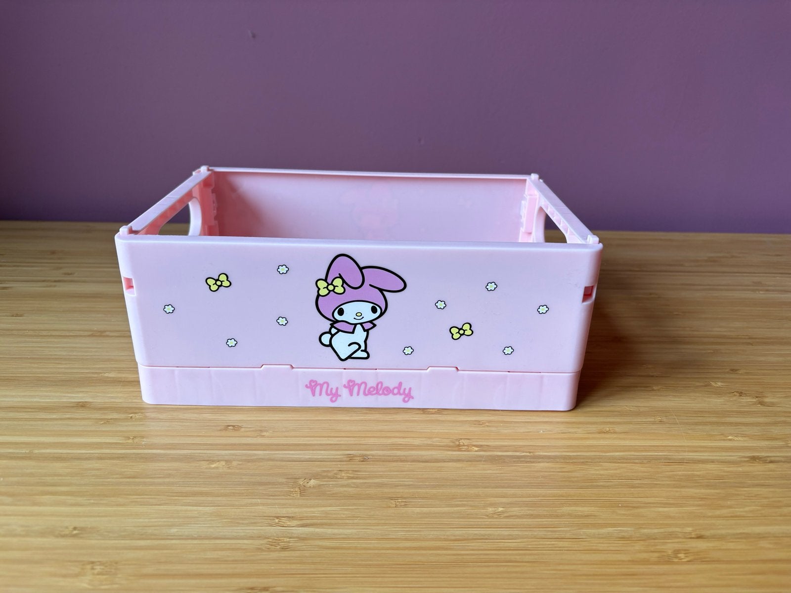 My Melody Inklapbaar Bakje - Roze Opbergdoosje, Nieuw, Ophalen of Verzenden, 5 – 50, Minder dan 50 cm